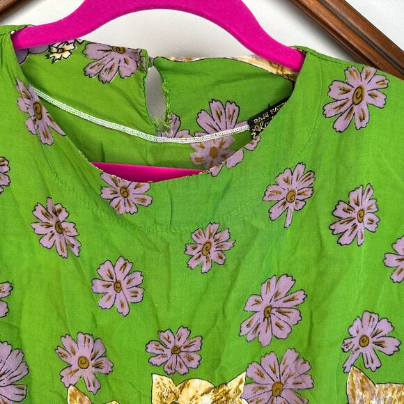 Vintage Aladdin Batik Cat Graphic Blouse - Picture 2 of 6